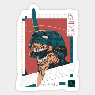 Evangelion Unit-01 V2 | IKIGAISEKAI V2 Sticker